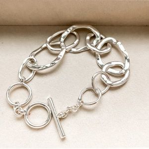 Original Chloe + Isabel | Silver | Chain Link Bracelet | Toggle Bracelet